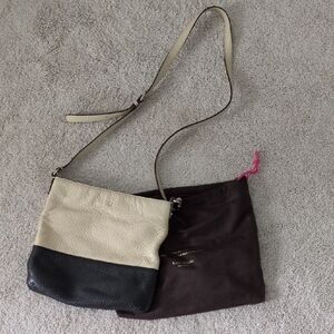 Black and Cream Crossbody Bag